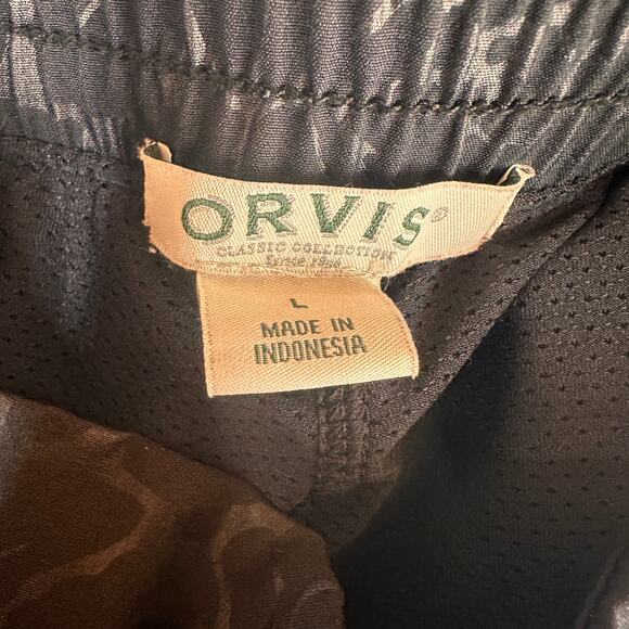 Orvis Black Rose Embossed Golf Tennis Pull On Skort Skirt Size Large - Picture 4 of 7